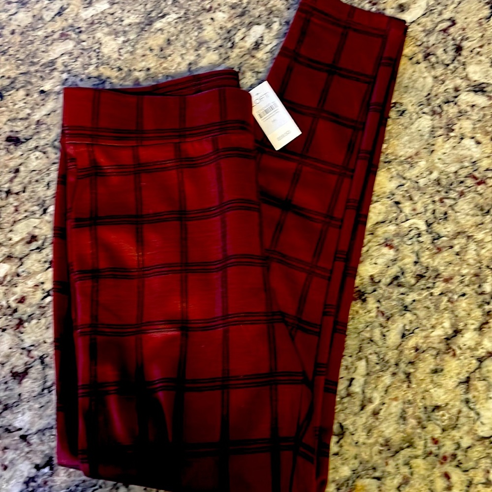 Plaid Loft Jeggings